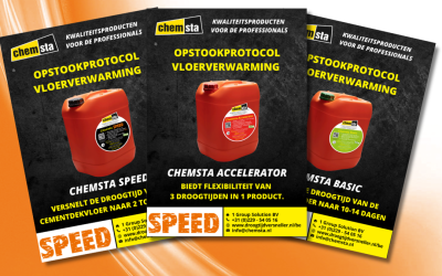 Het opstookprotocol in combinatie met droogtijdversnellers